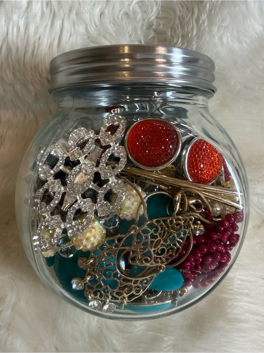 Curated Wearable Jewelry Jar | Necklaces, Earrings, Bracelets & Brooches
